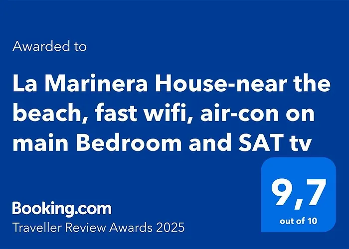 La Marinera House-Near The Beach, Fast Wifi, Air-Con On Main Bedroom And Sat Tv